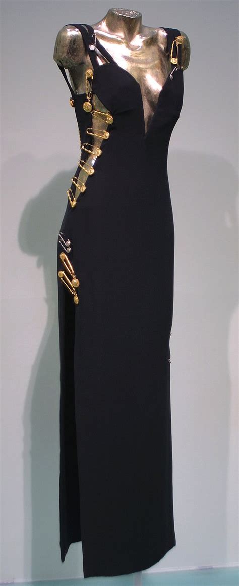 versace bblack ird dress